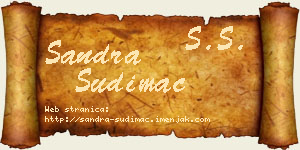 Sandra Sudimac vizit kartica